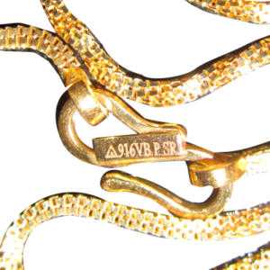 Laser hallmarking on jewellery by jewelaser