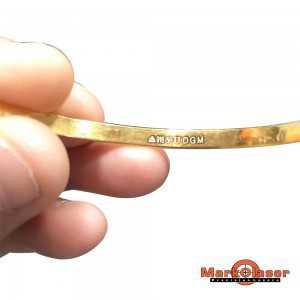 Laser hallmarking on jewellery by jewelaser