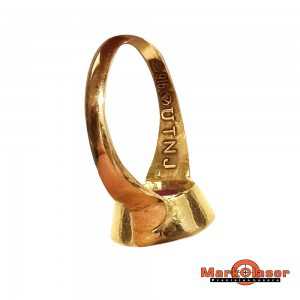 Laser hallmarking on jewellery by jewelaser