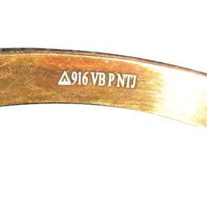 laser hallmarking on bangle